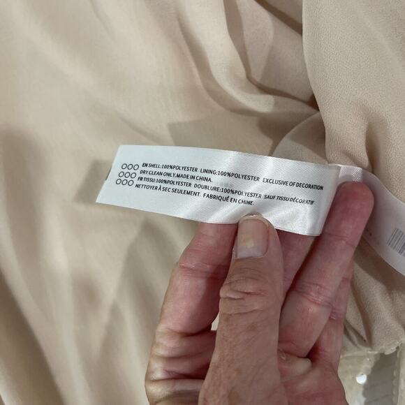 EN SIASON Sequin Crop Jacket Top Fairy Goddess Long Sleeve Mesh Romantic Med NEW - Picture 10 of 14